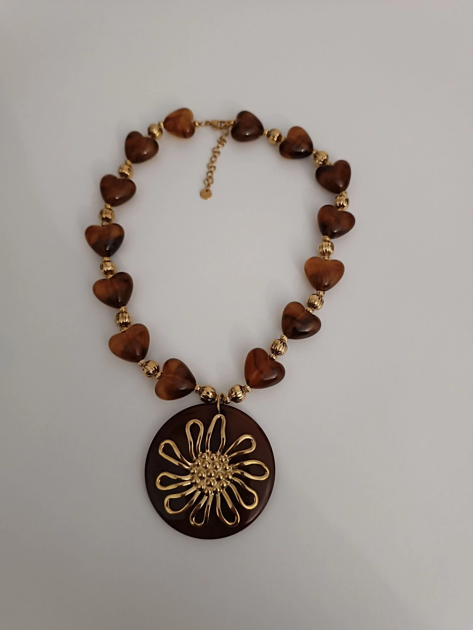 Colar Medalhão Flor – photo 2